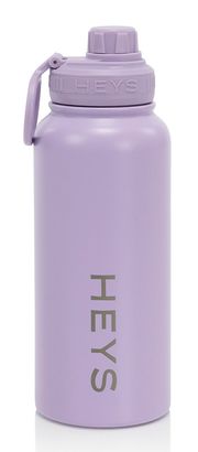 HEYS The Aqua Water Stainless Steel Insulated Bottle Lavender