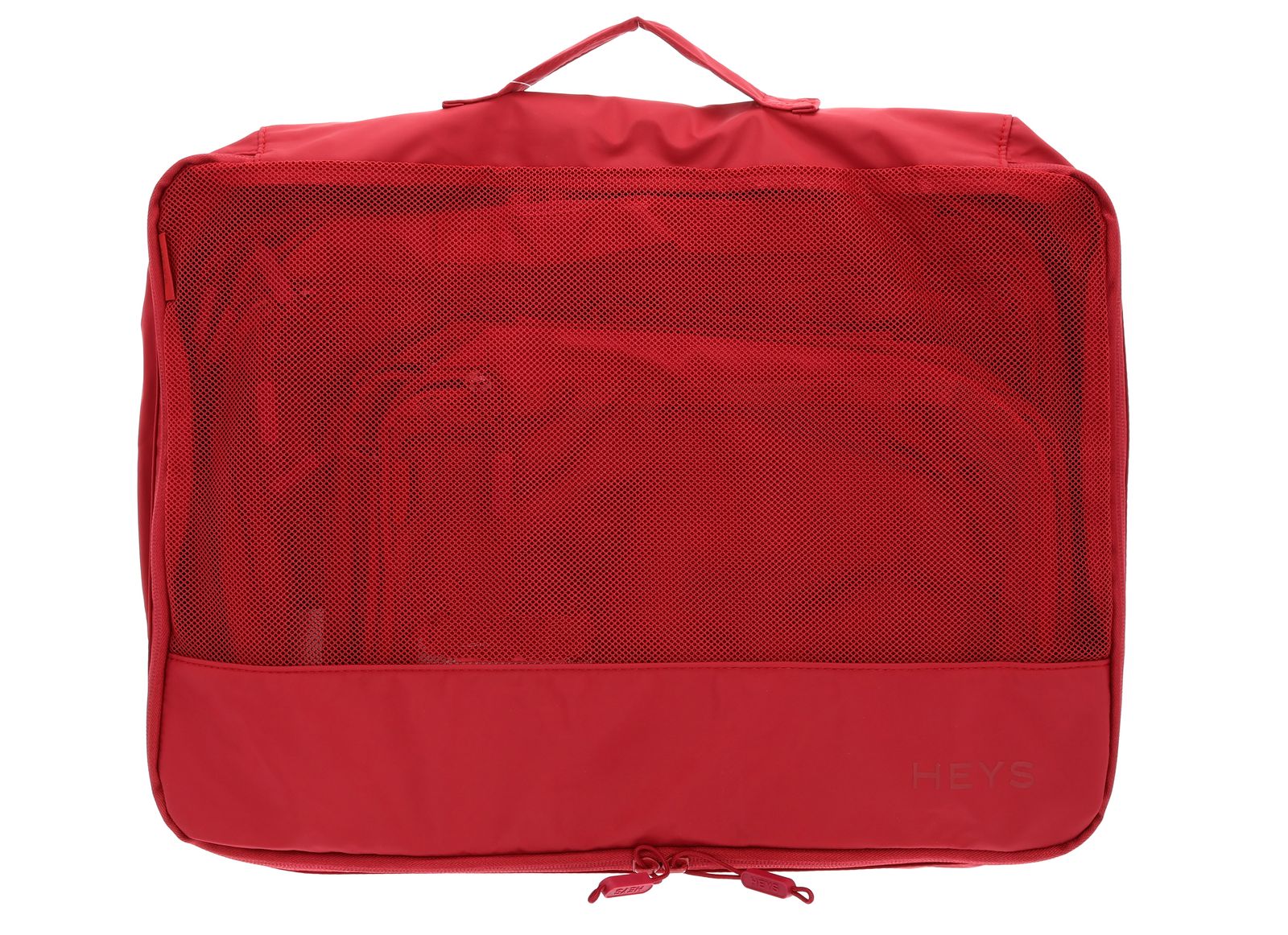 HEYS EcoTex Packing Cubes Set 5pc Red HEYS EcoTex Packing Cubes Set 5pc Red