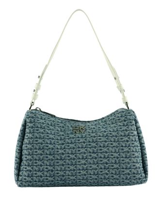 DKNY Remy Top Zip Shoulder Bag Denim