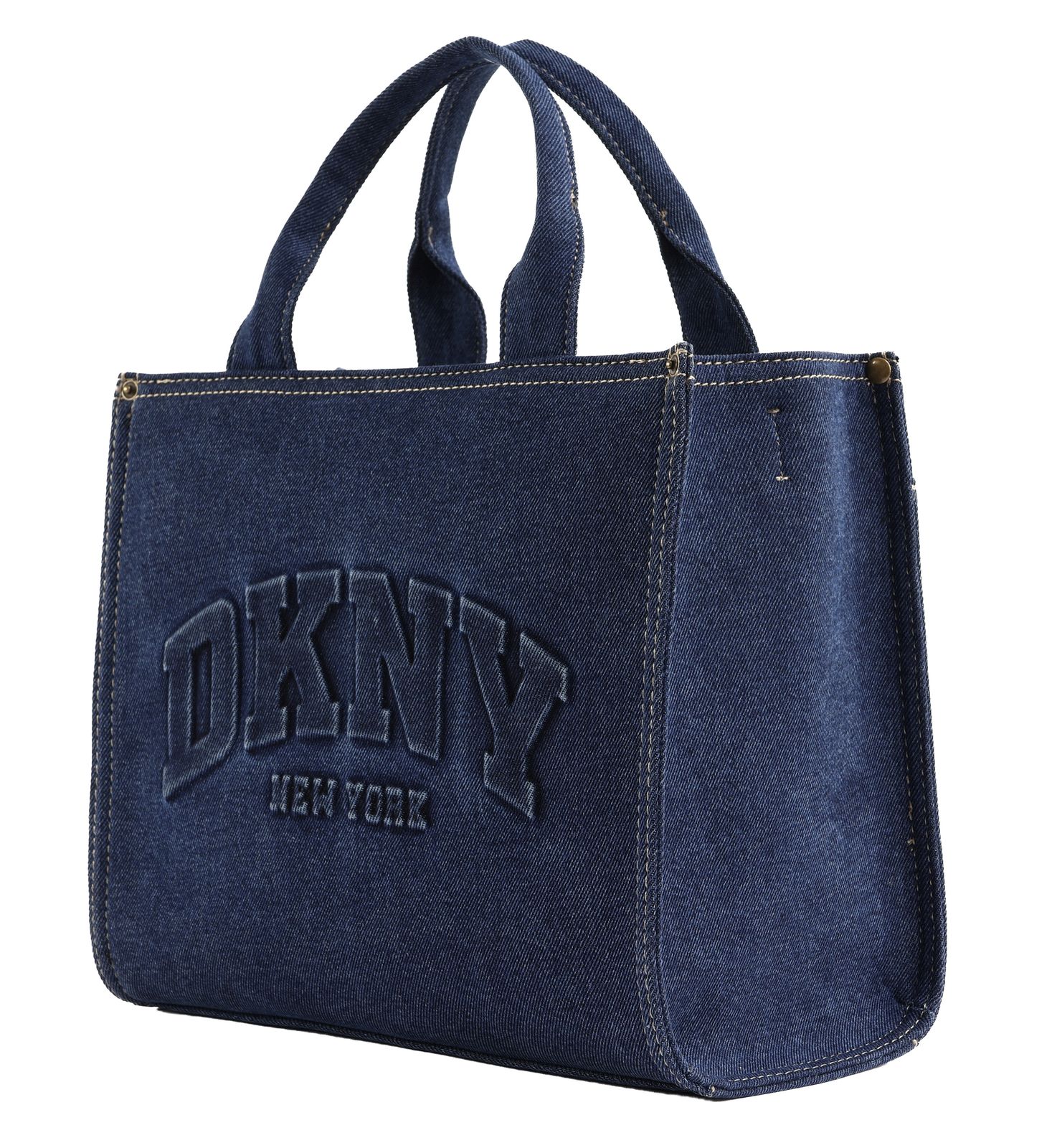 DKNY Hadlee Tote M DK DNM / Saddle DKNY Hadlee Tote M DK DNM / Saddle