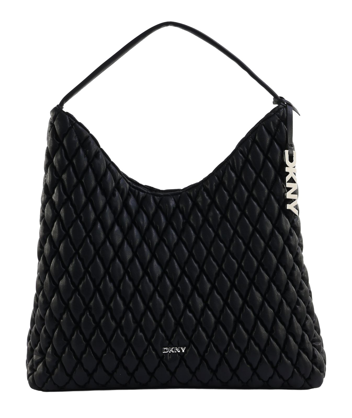 DKNY Paula Hobo Bag Black / Silver