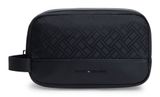 TOMMY HILFIGER TH Nylon Jacquard Washbag Black TOMMY HILFIGER TH Nylon Jacquard Washbag Black