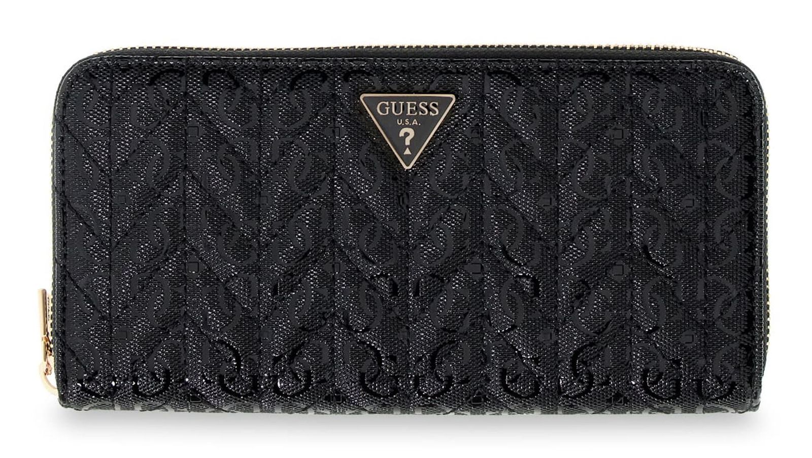 GUESS Stacey SLG Zip Around Wallet L Black