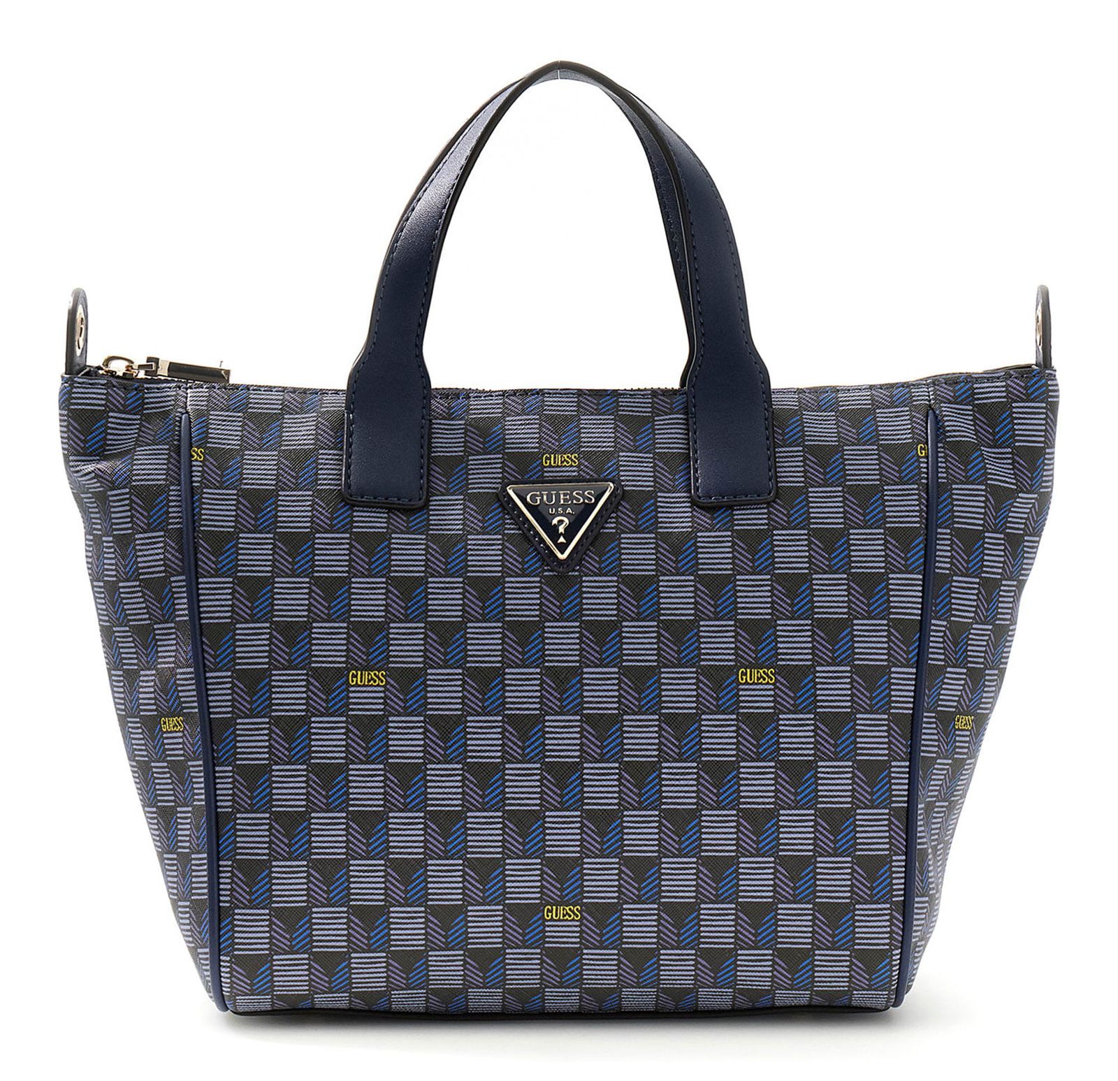GUESS Follie Small Tote Bag Blue Logo GUESS Follie Small Tote Bag Blue Logo