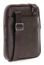 GUESS Milano Crossbody Flat Dark Brown GUESS Milano Crossbody Flat Dark Brown
