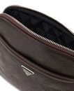 GUESS Milano Crossbody Flat Dark Brown GUESS Milano Crossbody Flat Dark Brown