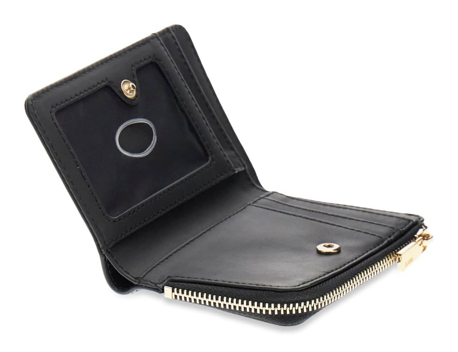 GUESS Gilda SLG Zip Around Card Case Black GUESS Gilda SLG Zip Around Card Case Black