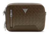 GUESS Torino Camera Bag Double Zip Dark Olive GUESS Torino Camera Bag Double Zip Dark Olive