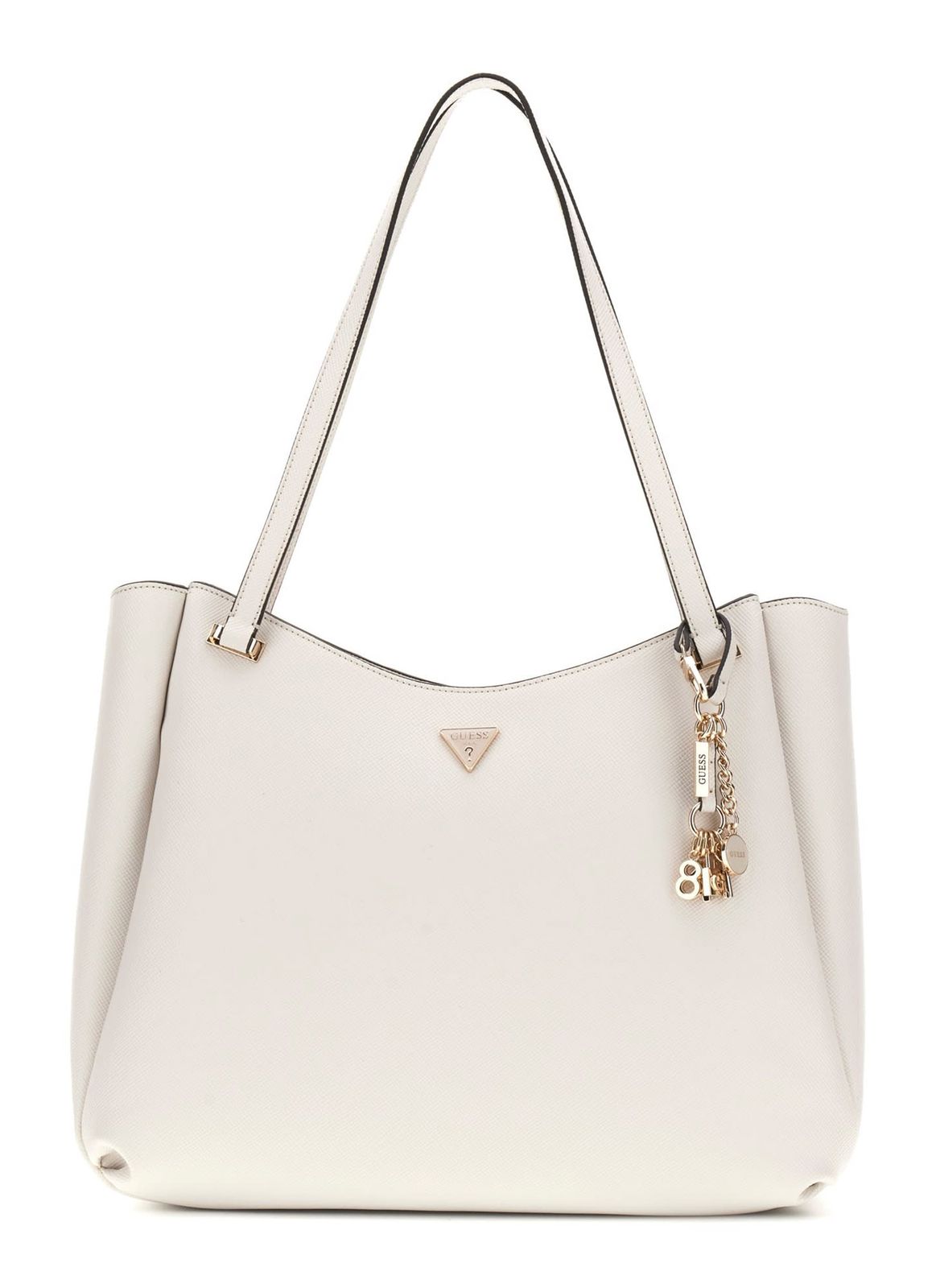 GUESS Gilda Tote Cream White