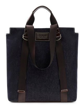 GUESS Oslo Vertical Tote Denim GUESS Oslo Vertical Tote Denim
