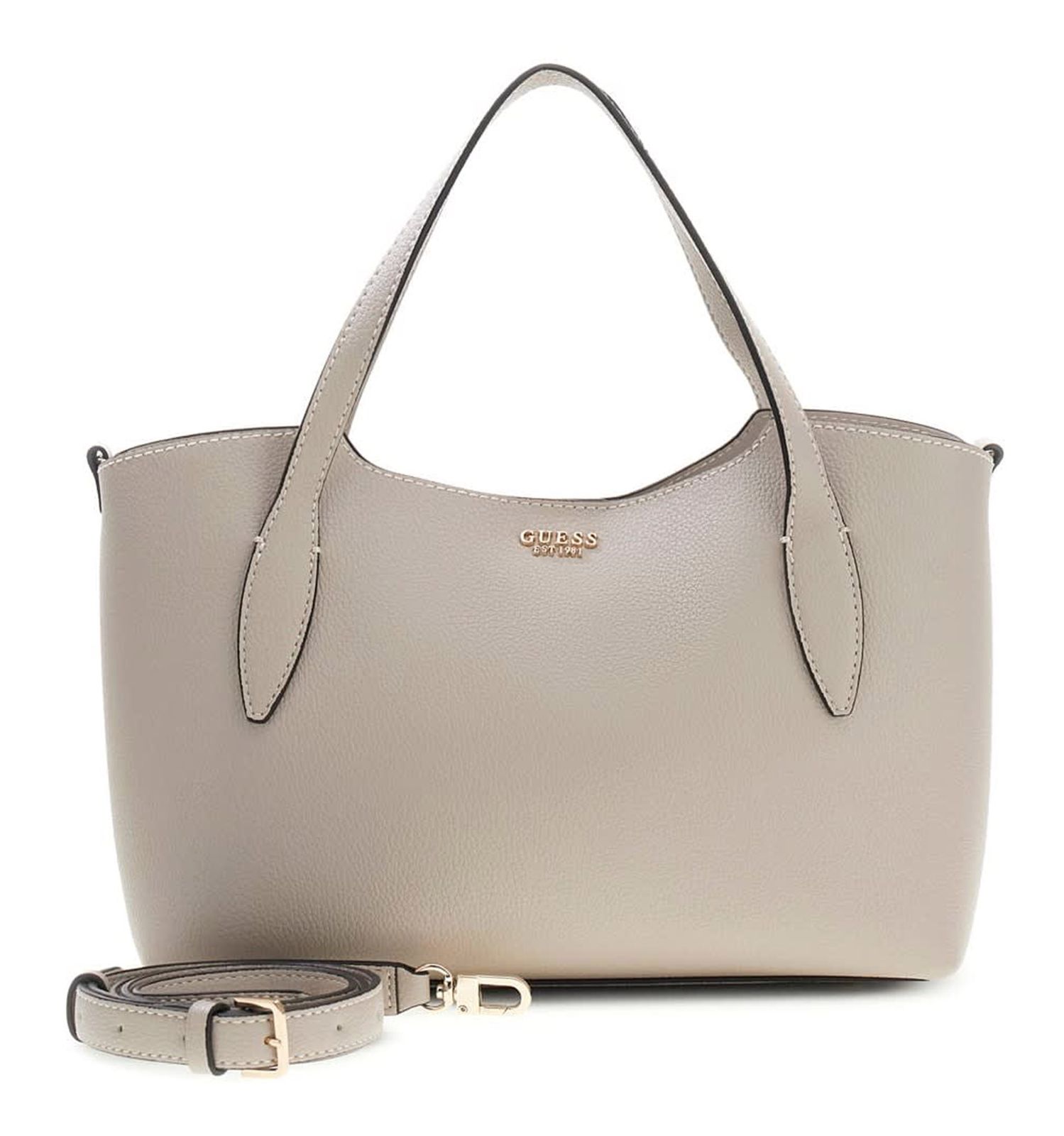 GUESS Melody 2 In 1 Satchel Light Taupe GUESS Melody 2 In 1 Satchel Light Taupe