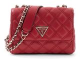 GUESS Giully II Mini Compound Convertible Flap Bag Dark Cherry