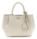 GUESS Amorette Girlfriend Satchel Cream White GUESS Amorette Girlfriend Satchel Cream White