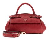 GUESS Diana Mini Top Handle Flap Dark Cherry Logo GUESS Diana Mini Top Handle Flap Dark Cherry Logo