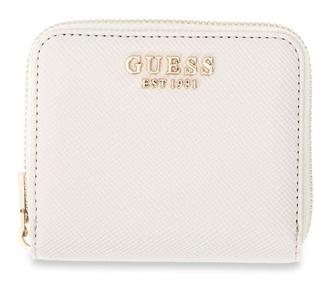 GUESS Gilda SLG Zip Around Wallet S Cream White