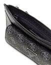 GUESS Milano Flat Bumbag Dark Black GUESS Milano Flat Bumbag Dark Black