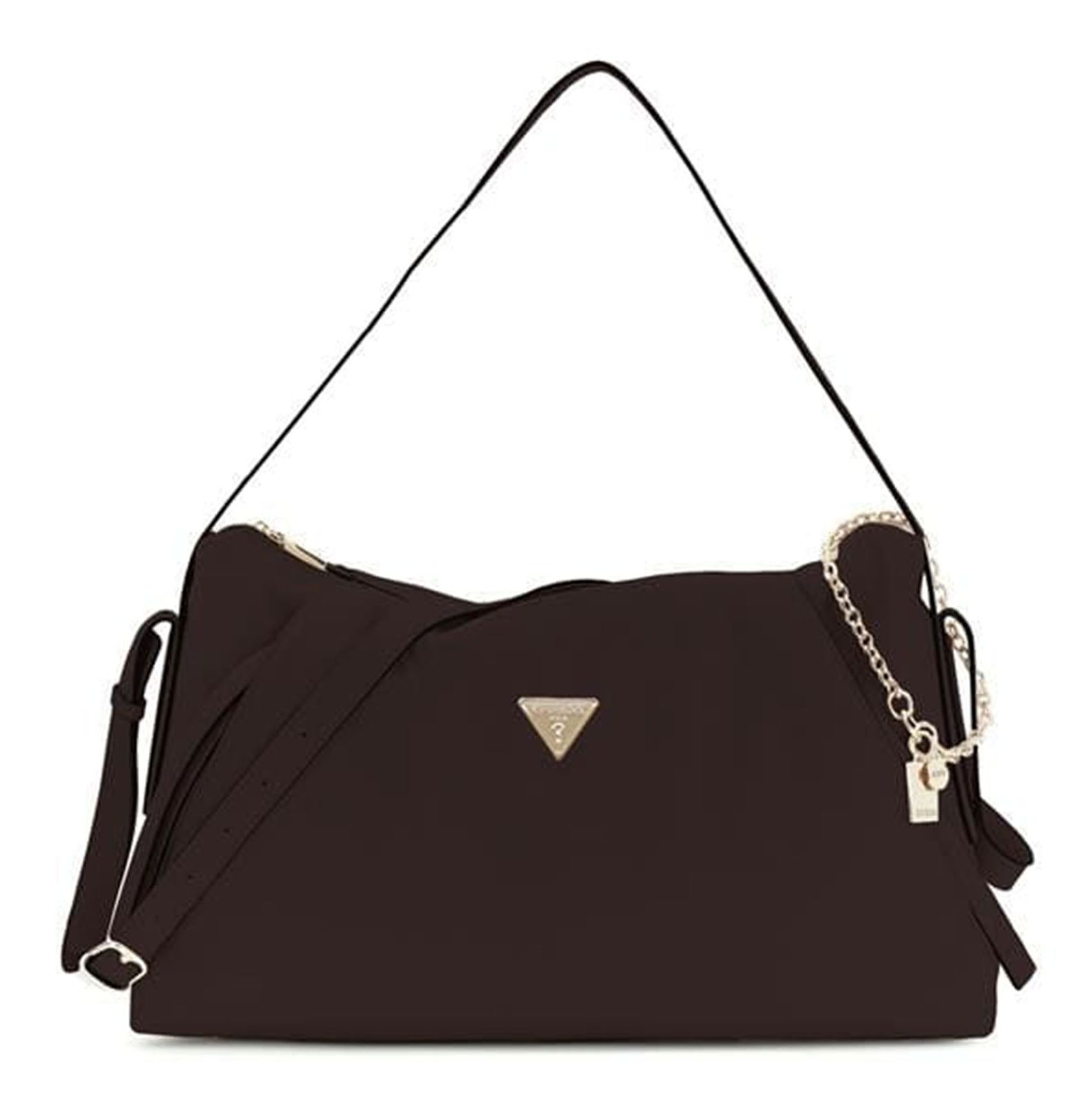 GUESS Devon Shoulder Bag L Brown GUESS Devon Shoulder Bag L Brown