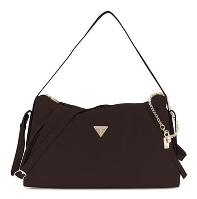 GUESS Devon Shoulder Bag L Brown GUESS Devon Shoulder Bag L Brown
