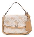 GUESS Audrey Logo Convertible Xbody Flap Beige Logo