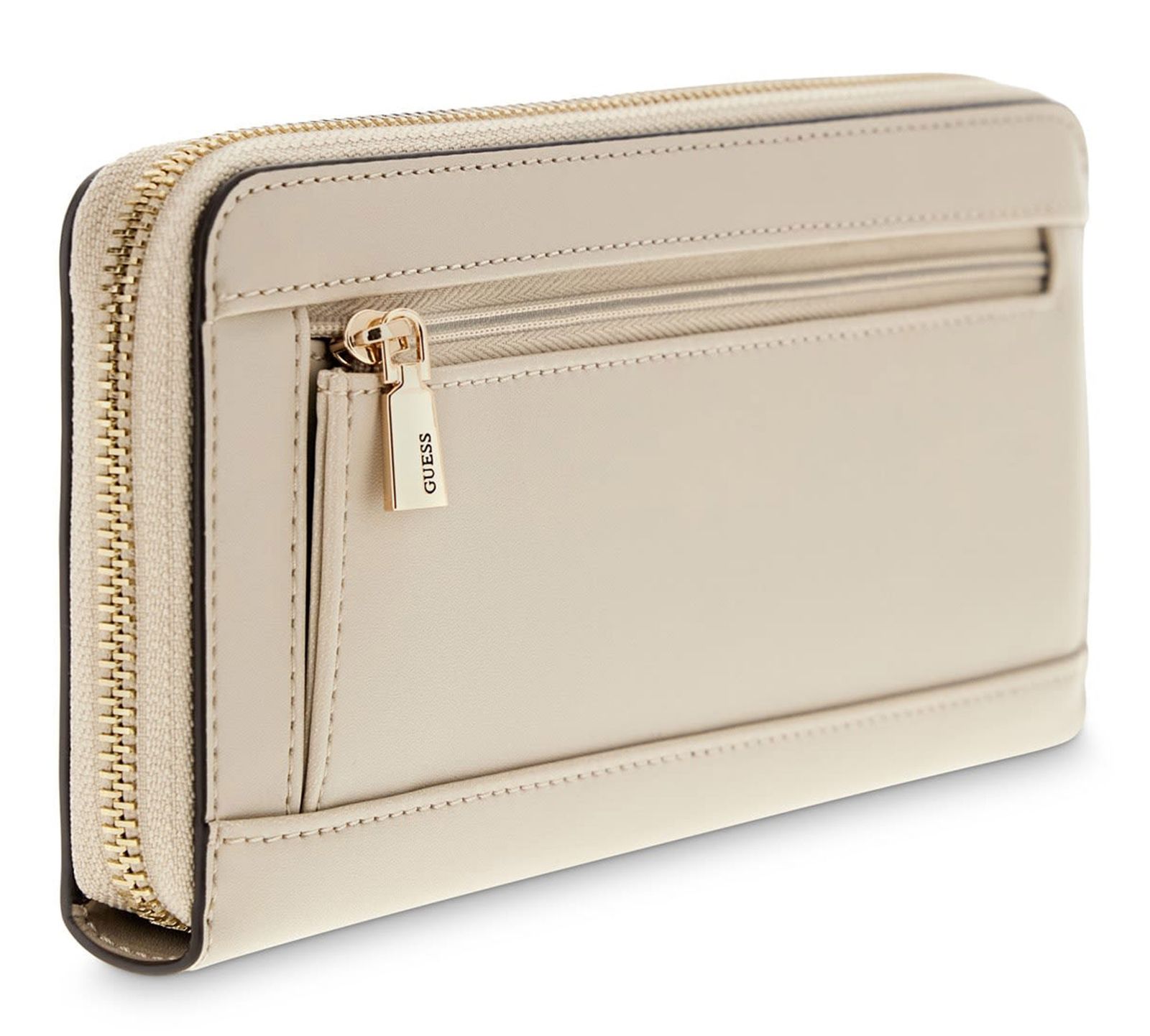 GUESS Audrey Logo SLG Zip Around Wallet L Light Taupe GUESS Audrey Logo SLG Zip Around Wallet L Light Taupe