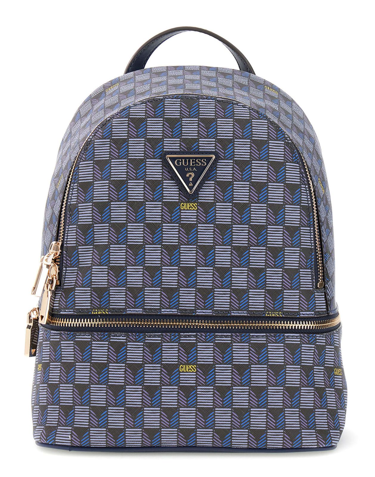 GUESS Follie Travel Small Backpack Blue Logo