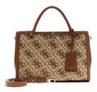 GUESS Audrey Logo Girlfriend Satchel Latte Logo GUESS Audrey Logo Girlfriend Satchel Latte Logo