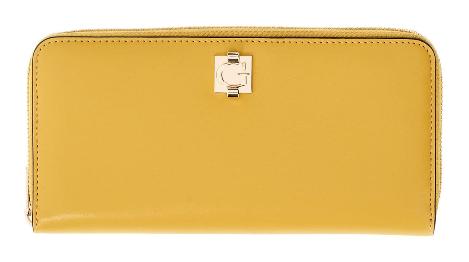 GUESS Audrey Logo SLG Zip Around Wallet L Honey