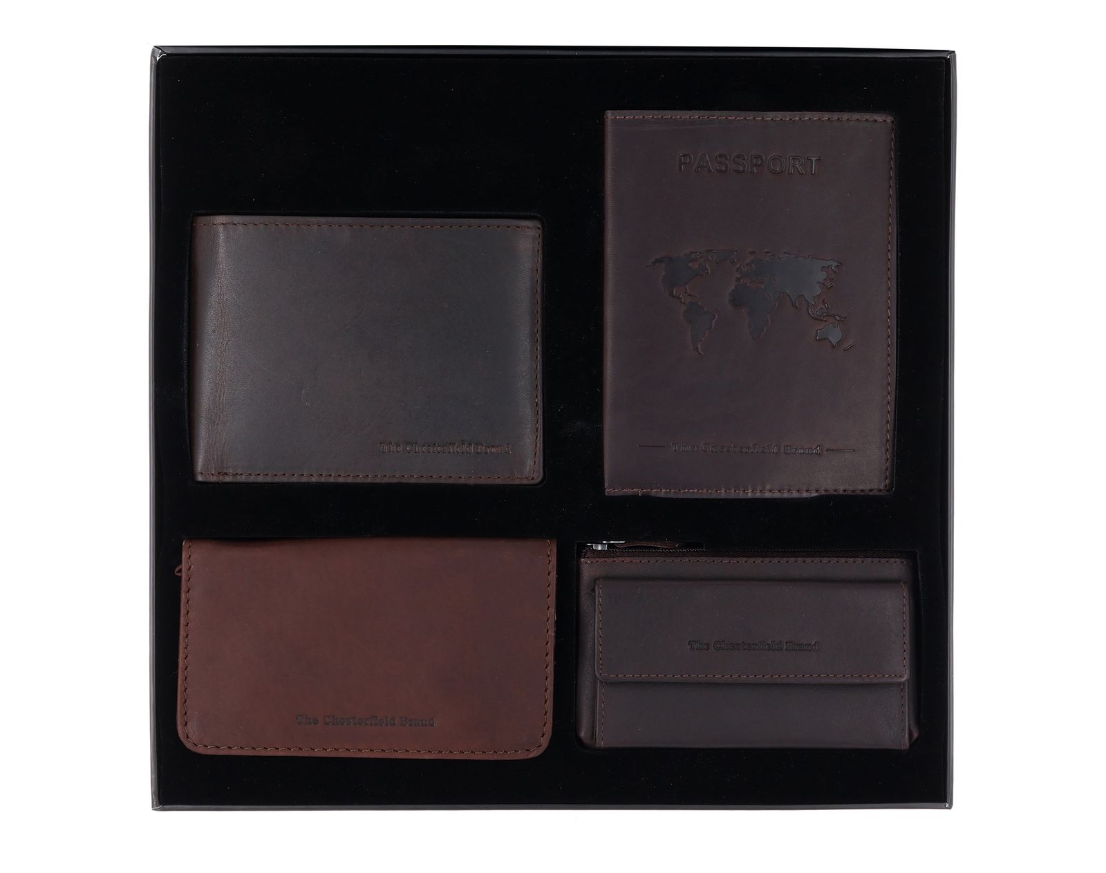 The Chesterfield Brand Gift Set Leather Men's Brown