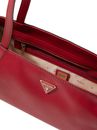 GUESS Devon Shoulder Satchel Dark Cherry