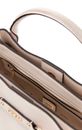 GUESS Camelia 3 Comp Satchel Cream White GUESS Camelia 3 Comp Satchel Cream White