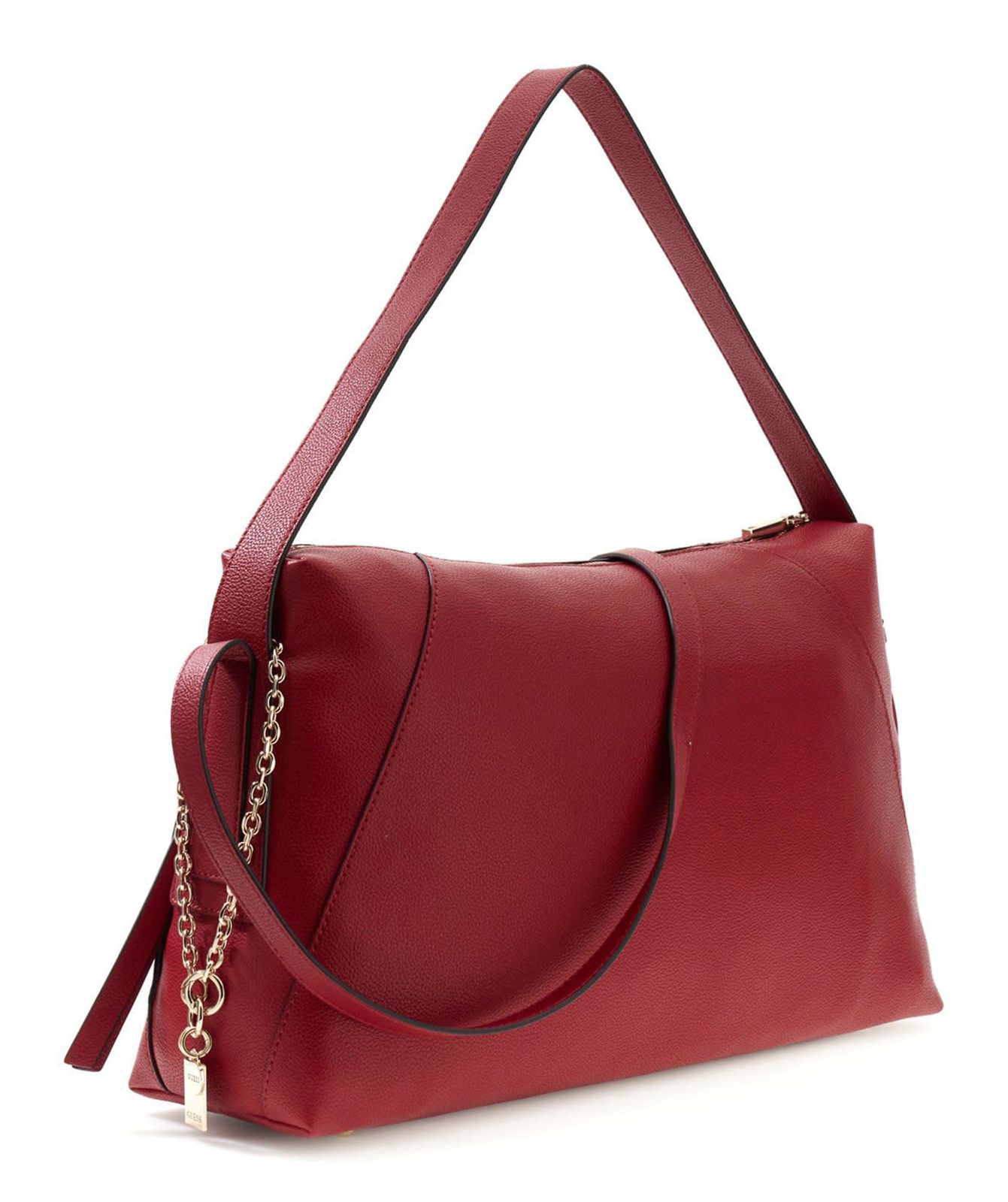 GUESS Devon Shoulder Bag L Dark Cherry GUESS Devon Shoulder Bag L Dark Cherry