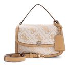 GUESS Audrey Logo Convertible Xbody Flap Beige Logo GUESS Audrey Logo Convertible Xbody Flap Beige Logo
