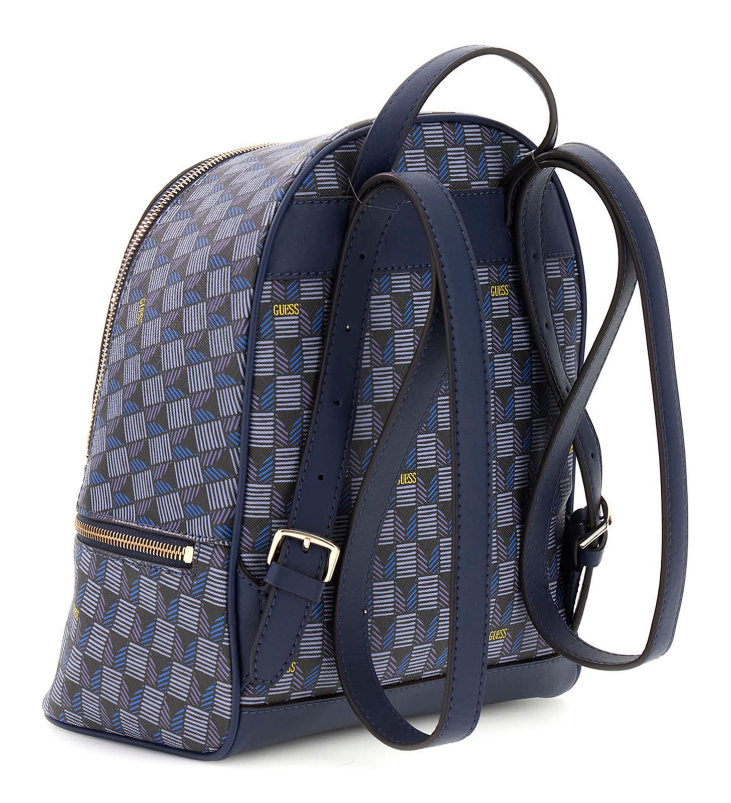 GUESS Follie Travel Small Backpack Blue Logo GUESS Follie Travel Small Backpack Blue Logo