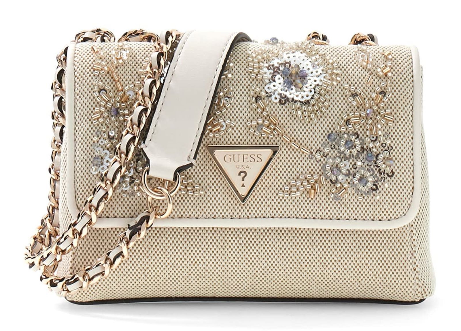 GUESS Giully II Mini 2 Compartment Convertible Flap Floral Multi