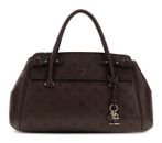 GUESS Diana 3 Compartment Satchel Chocolate Logo GUESS Diana 3 Compartment Satchel Chocolate Logo
