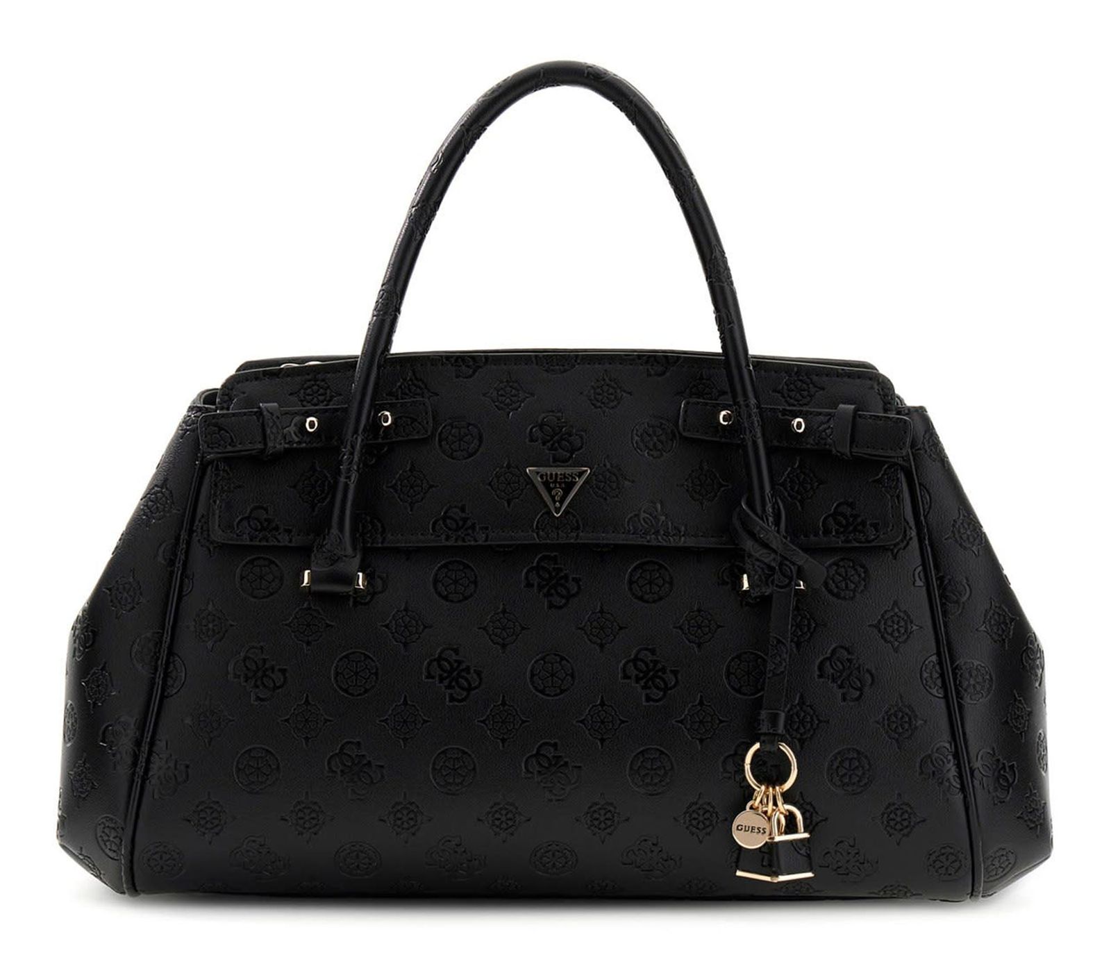 GUESS Diana 3 Compartment Satchel Black Logo GUESS Diana 3 Compartment Satchel Black Logo