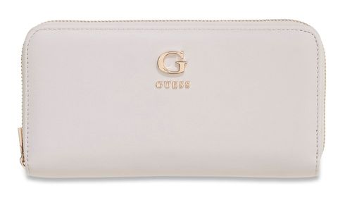 GUESS Coleen SLG Zip Around Wallet L Cream White GUESS Coleen SLG Zip Around Wallet L Cream White