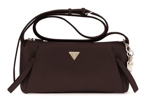 GUESS Devon Mini Crossbody Brown