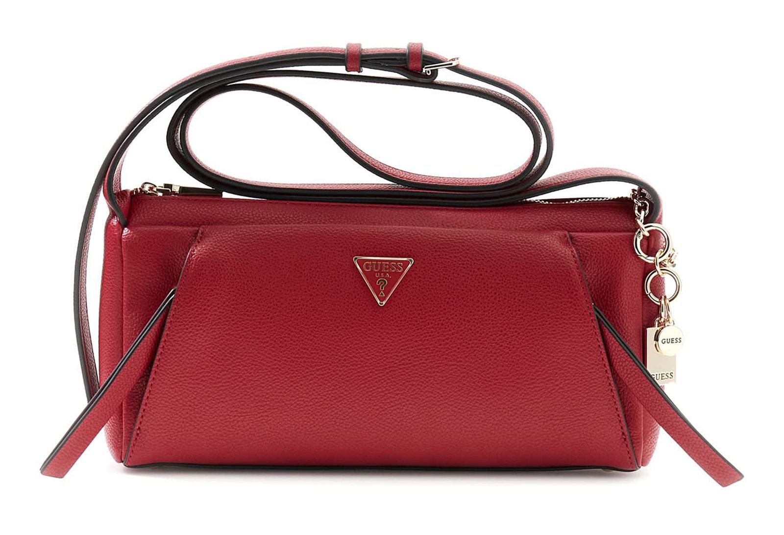 GUESS Devon Mini Crossbody Dark Cherry