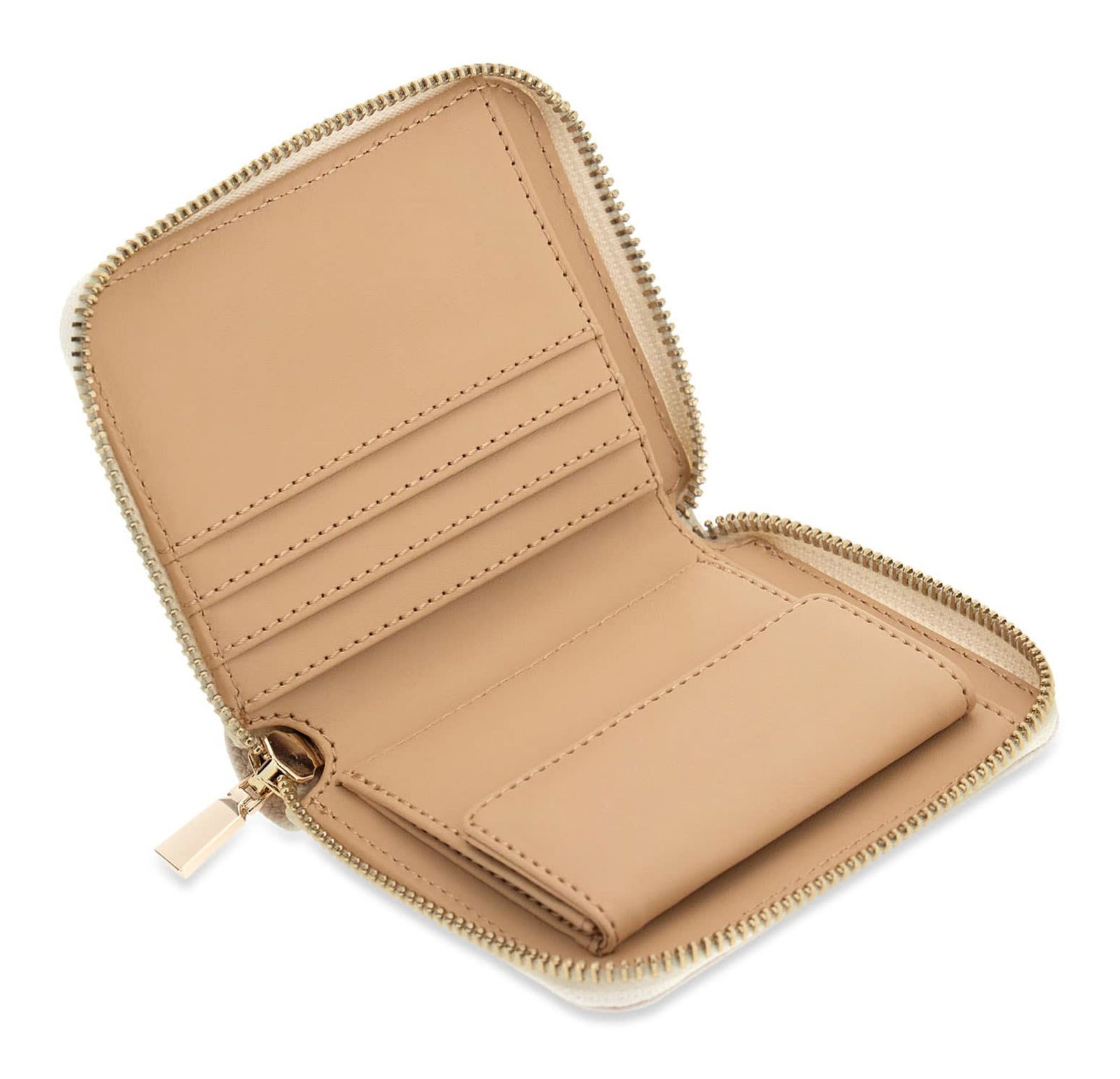 GUESS Gilda SLG Zip Around Wallet S Cream White GUESS Gilda SLG Zip Around Wallet S Cream White