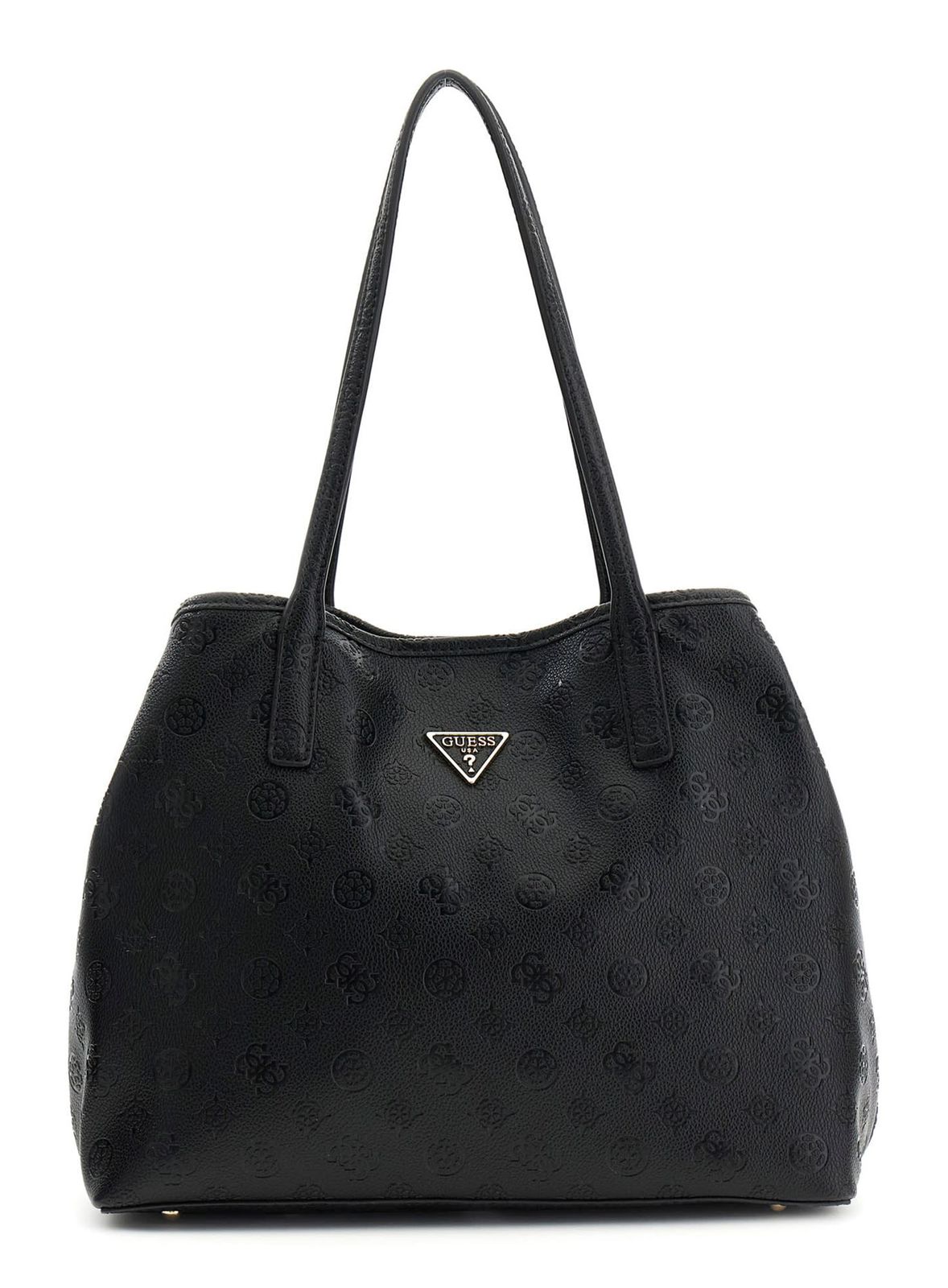 GUESS Victtoria 2 in 1 Tote L Black Logo GUESS Victtoria 2 in 1 Tote L Black Logo
