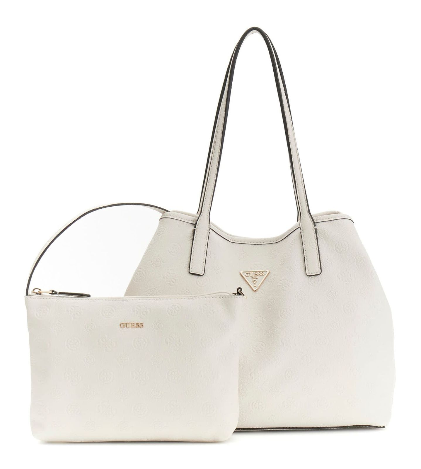 GUESS Victtoria 2 in 1 Tote L Stone Logo