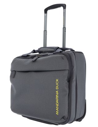 MANDARINA DUCK Zephyr Rolling Tote Graphite MANDARINA DUCK Zephyr Rolling Tote Graphite