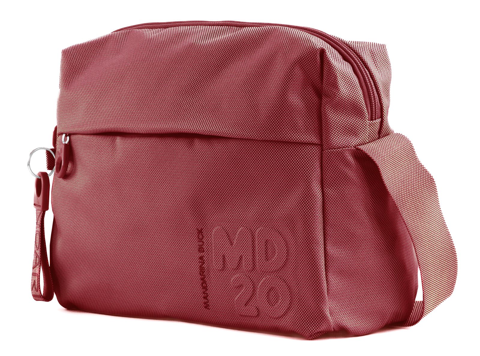 MANDARINA DUCK MD20 Medium Zip Crossover Cranberry MANDARINA DUCK MD20 Medium Zip Crossover Cranberry