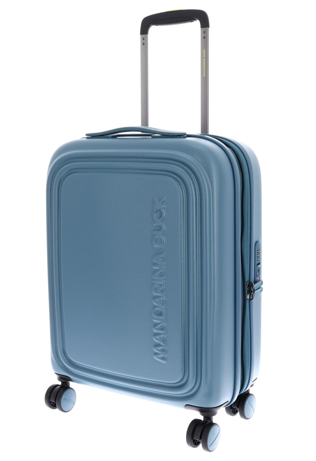 MANDARINA DUCK Logoduck + Expandable Cabin Trolley Tailor Blue MANDARINA DUCK Logoduck + Expandable Cabin Trolley Tailor Blue