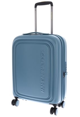 MANDARINA DUCK Logoduck + Expandable Cabin Trolley Tailor Blue MANDARINA DUCK Logoduck + Expandable Cabin Trolley Tailor Blue