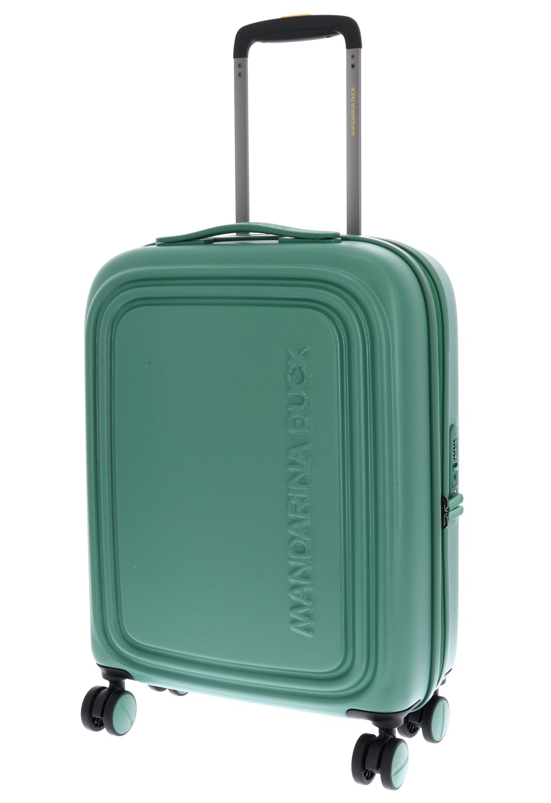 MANDARINA DUCK Logoduck + Expandable Cabin Trolley Foliage Green