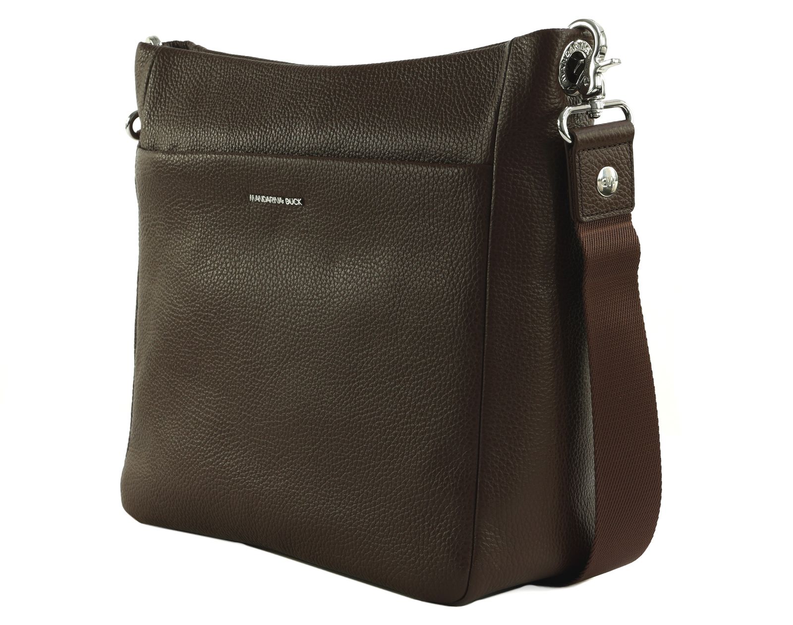 MANDARINA DUCK Mellow Leather Crossover Bag Espresso MANDARINA DUCK Mellow Leather Crossover Bag Espresso