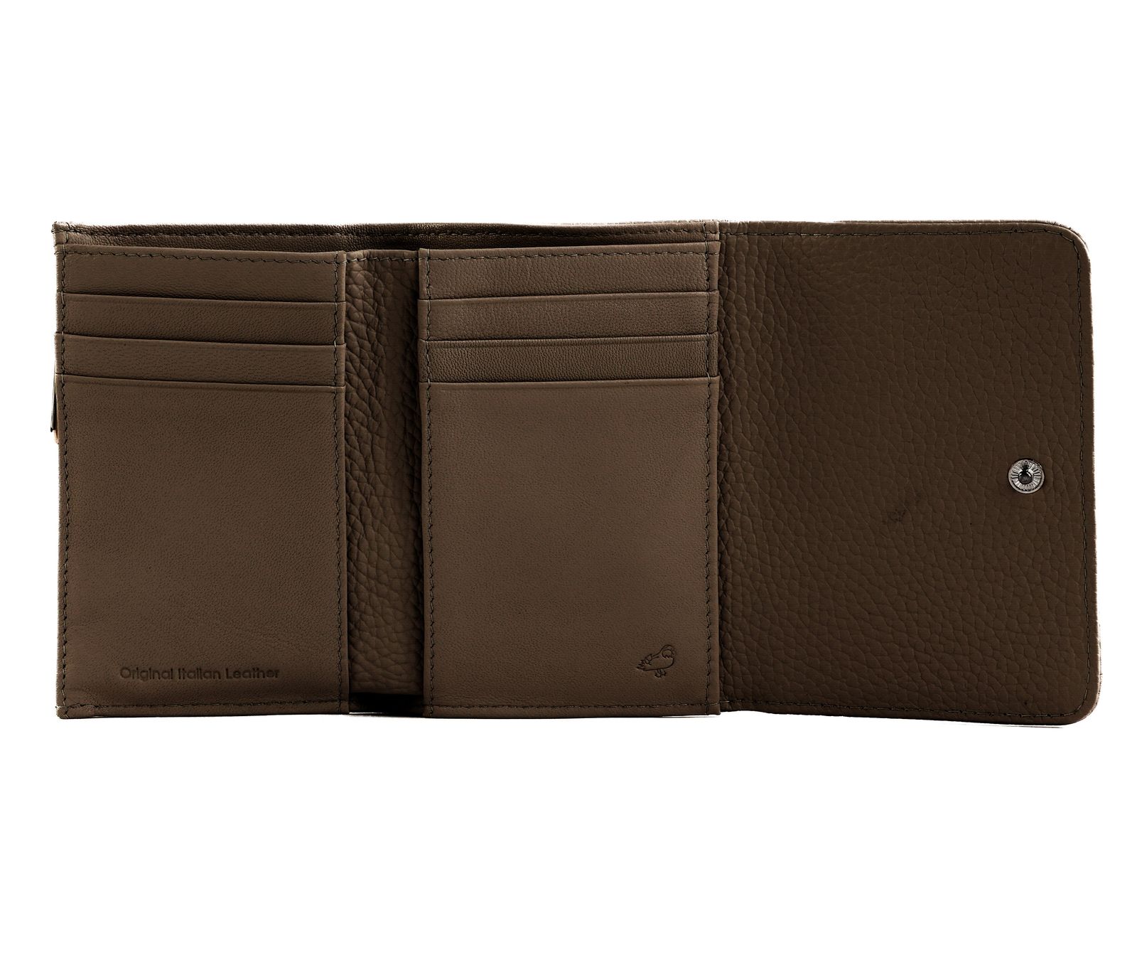 MANDARINA DUCK Mellow Leather Wallet XS Espresso MANDARINA DUCK Mellow Leather Wallet XS Espresso