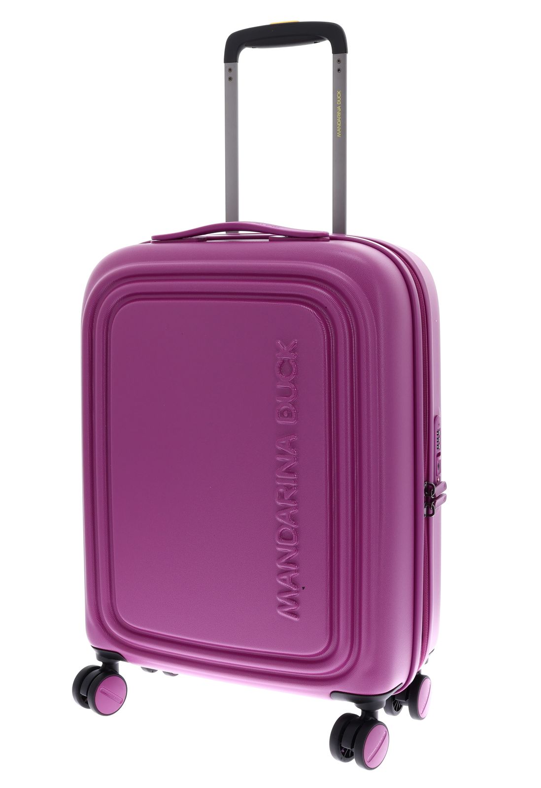 MANDARINA DUCK Logoduck + Expandable Cabin Trolley Digital Pink